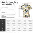 thumbnail image 4 of Naloa Bees Collecting Nectar Men's T-Shirt Sport T-shirt Men's Basic Tee Casual Men's Shirt, Round Neck, Short Sleeves - XX-Large, 4 of 5