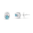 thumbnail image 6 of 14K White Gold 1ct TDW Diamond Stud Earrings (I-J,I1-I2), 6 of 8