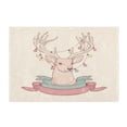 thumbnail image 2 of IAUYY 24x16 Inch Bath Mat Thick Soft Plush Shower Mat TPR Backing Material Non Slip Bath Mats for Bathroom for Tub Shower Hotel A Deer with Antlers, 2 of 9