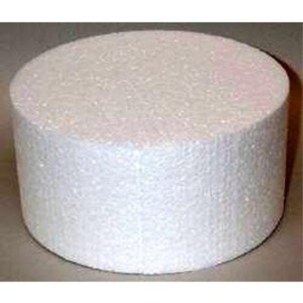 Golda's Kitchen Round Cake Dummy 14" 4"H, This round styrofoam cake
