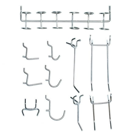 

Decko DK41009 50 piece Assorted Peg hooks 1/8 in. and 1/4 in.