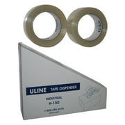 Uline Industrial Side Loader Tape Dispenser H-150 w/ Two Rolls of Tape