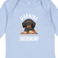 thumbnail image 4 of Inktastic Protected by a Dachshund Dog Boys or Girls Long Sleeve Baby Bodysuit, 4 of 5