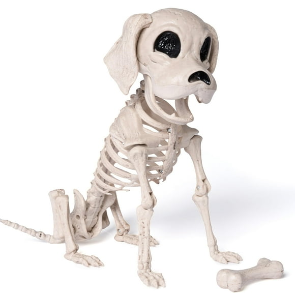 Figura de juguete JOYIN Posable con forma de esqueleto de perro para Halloween, 25 x 12 x 32 cm