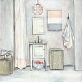thumbnail image 2 of Rig, R. 20x20 White Modern Wood Framed Museum Art Print Titled - Neutral Bath I, 2 of 4