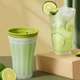 thumbnail image 4 of Farfi Slushy Maker Cup Spillway Hole Make Cold Drink Portable Quick Squeeze Slushie Ice Maker for Home, 4 of 13