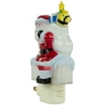thumbnail image 5 of Northlight Santa in Chimney Frosted Christmas Night Light - 6.25", 5 of 6