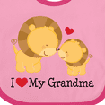 thumbnail image 4 of Inktastic I Love My Grandma Boys or Girls Baby Bib, 4 of 4