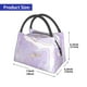 thumbnail image 2 of Fotbe Lavender Glitter Foil Stripes Bolsa Térmica Portátil con Estampado, Bolsa de Entrega de Alimentos Aislada, Bolsa Reutilizable de Gran Capacidad para Comidas y Supermercado, 2 of 6