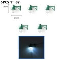 thumbnail image 1 of Lefu 5pcs Wall Lights HO Scale Railway Train Lamp Warm White 3V/12V LED Street Light, 1 of 4