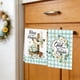 thumbnail image 4 of Decoraciones de Pascua, juego de 2 paños de cocina/toallas de mano con temática de Pascua, paños de cocina absorbentes de 25,9 x 17,7 pulgadas/paños de cocina adecuados para cocinar y hornear, toallas, 4 of 6