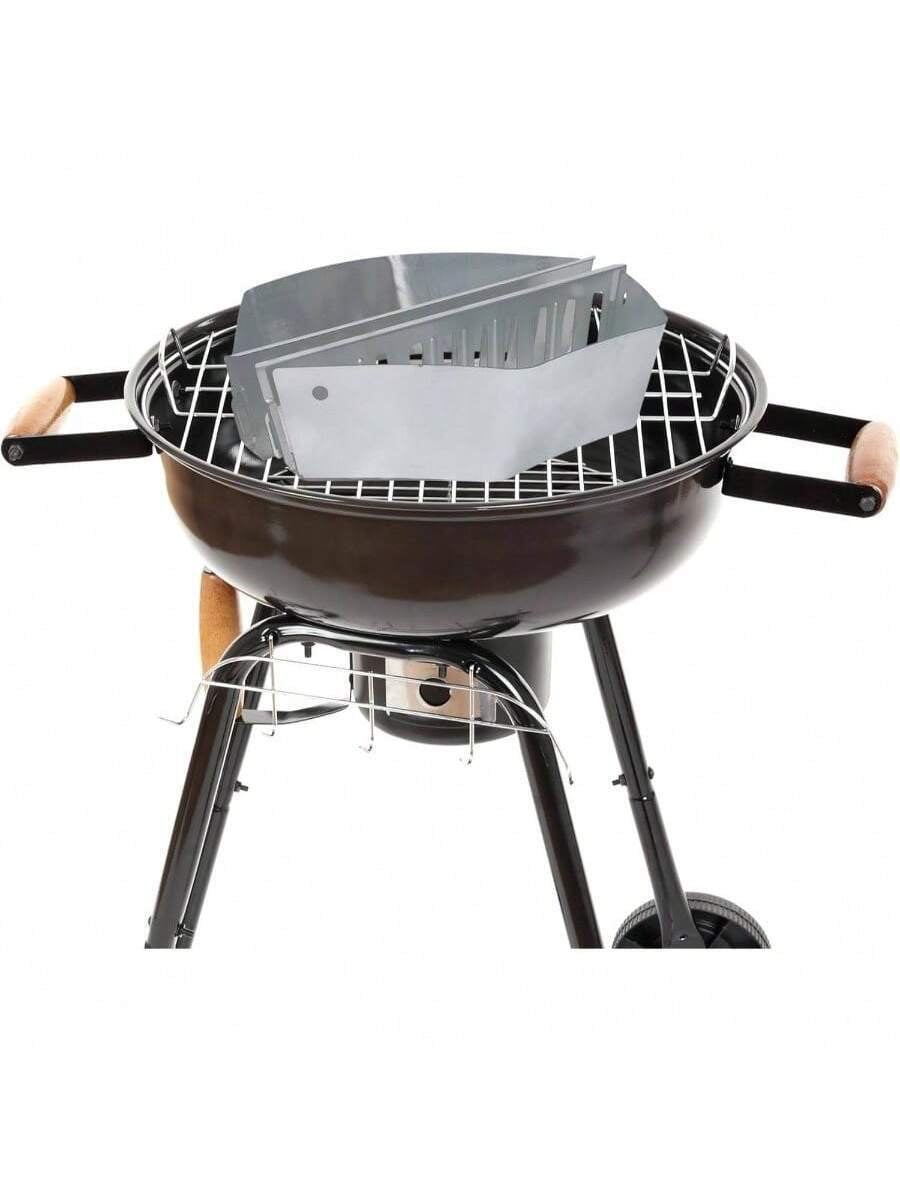 2 PCS Charcoal Basket Outdoor Grilling Tools Charcoal Container Weber 22u201D Charcoal Grills And Other Similar Sized Grills 22in