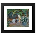 thumbnail image 2 of Henri Lebasque 24x20 Black Modern Framed Museum Art Print Titled - Le Pradet, Young Woman in Hammock (Nono), 2 of 5
