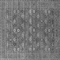 thumbnail image 1 of Ahgly Company Indoor Square Oriental Gray Industrial Area Rugs, 4' Square, 1 of 4