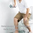 thumbnail image 3 of 2 Pack Grab Bars for Shower and Bathtub - Heavy Duty Suction Shower Grab Bar for Seniors & Elderly - 12 Inch Suction Cup Safety Handle Removable Bath Handrails (No Drill Bathroom Safety Bars), Grey, 3 of 4