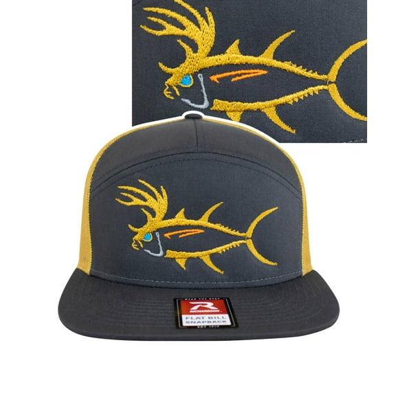"BUCK- EYE" Explorer 7 Panel Trucker Hat For Men And Women
