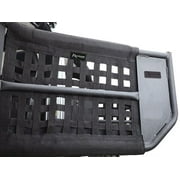 Rampage by RealTruck Trail Doors with Removable Mesh Net | 4-Piece Set, Steel, Black | 7684 | Compatible with 2007 - 2018 Jeep Wrangler JK Unlimited 4-Door