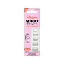 Sally Hansen Perfect Press-On Nails, Short Length, Short Circuit, Non-Damaging Manicure