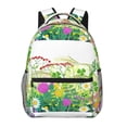 thumbnail image 1 of Balery Plants and Insects Mochila Escolar Impresa, Mochila Ligera para Viajes Casual, Mochila Duradera y Cómoda Multifuncional, Mochila para Laptop-One Size, 1 of 5