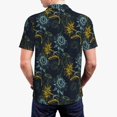 thumbnail image 6 of Wukai Sunflowers Men’s Polo Shirts,Quick-Dry Athletic Shirt,Classic Fit Shirts-Medium, 6 of 8