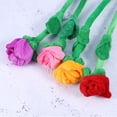 thumbnail image 3 of EeaseMX 4 rosas de peluche de 30 cm, ramo de rosas de imitación, regalo de San Valentín para tu pareja (rosa, naranja, morado y rojo)., 3 of 8