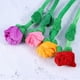 thumbnail image 3 of EeaseMX 4 rosas de peluche de 30 cm, ramo de rosas de imitación, regalo de San Valentín para tu pareja (rosa, naranja, morado y rojo)., 3 of 8
