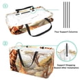 thumbnail image 4 of Toucan Large Capacity Oxford Cloth Picnic Basket Reusable Laundry Bag Easter Basket Foldable Box, 4 of 7