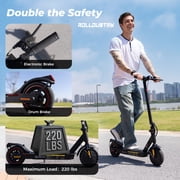 R3 Electric Scooter for Adults with 350W Motor, Max 21 Mph Speed & 21 Miles Range, Black