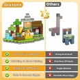 thumbnail image 6 of Gryxpox 100Pcs Magnetic Blocks - Building Cubes, STEM Learning Sensory Construction Blocks Set for Kids, 3-10 Years Old Boys Girls Birthday Gift, 6 of 8
