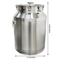 thumbnail image 2 of 64L Fermenter Food Fermentation Storage Tank with Faucet 304 stainless steel, 2 of 16