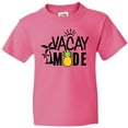 thumbnail image 3 of Inktastic Vacay Mode with Palm Trees Sun and Pineapple Youth T-Shirt, 3 of 5