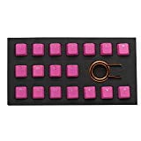 TaiHao Rubber TPR Gaming Backlit Keycaps Set for Cherry MX Mechanical Keyboards Compatible OEM (Ne