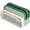 Green, variant on Huiing Green Large Capacity Pencil Case with 4 Compartments and Color Block Design, 4 Compartments Including Mesh Pockets Aesthetic Desk Organizer, Large Pen Storage Case, Dust-Proof
