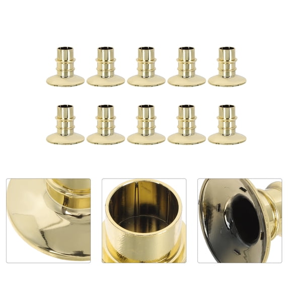 DECORNIJIA Taper Candles Holder Plastic Candlesticks Simple Pcs