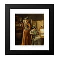 thumbnail image 2 of Alfred Stevens 15x16 Black Modern Framed Museum Art Print Titled - Looking at a Painting (1891), 2 of 5
