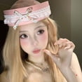 thumbnail image 5 of Jiibva Soft Sweet Sailor Hat Lace Bow Captain Turn-up Brim Beret Accessory Halloween Party Supplies for Women, 5 of 7
