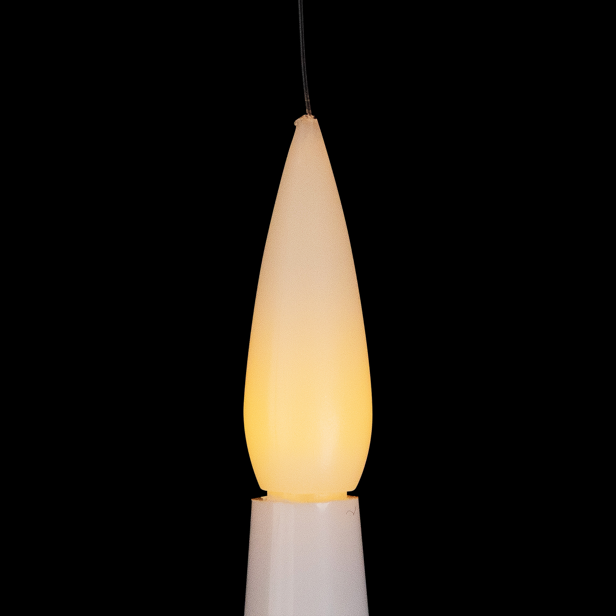 Northlight LED Flameless Flickering Floating Halloween Taper Candles - 6" - Set of 6