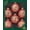 Fire Red Sparkle, variant on Glass Christmas Tree Ornaments - 67mm / 2.63" [6 Pieces] Designer Balls from Christmas By Krebs Seamless Hanging Holiday Decor (Sapphire Blue Spangle)