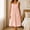 Pink, variant on Women's Sleeveless Strappy Wraparound Robe Solid Color Pockets Absorbent Midi Loose All Season Ladies Bath Cover up White