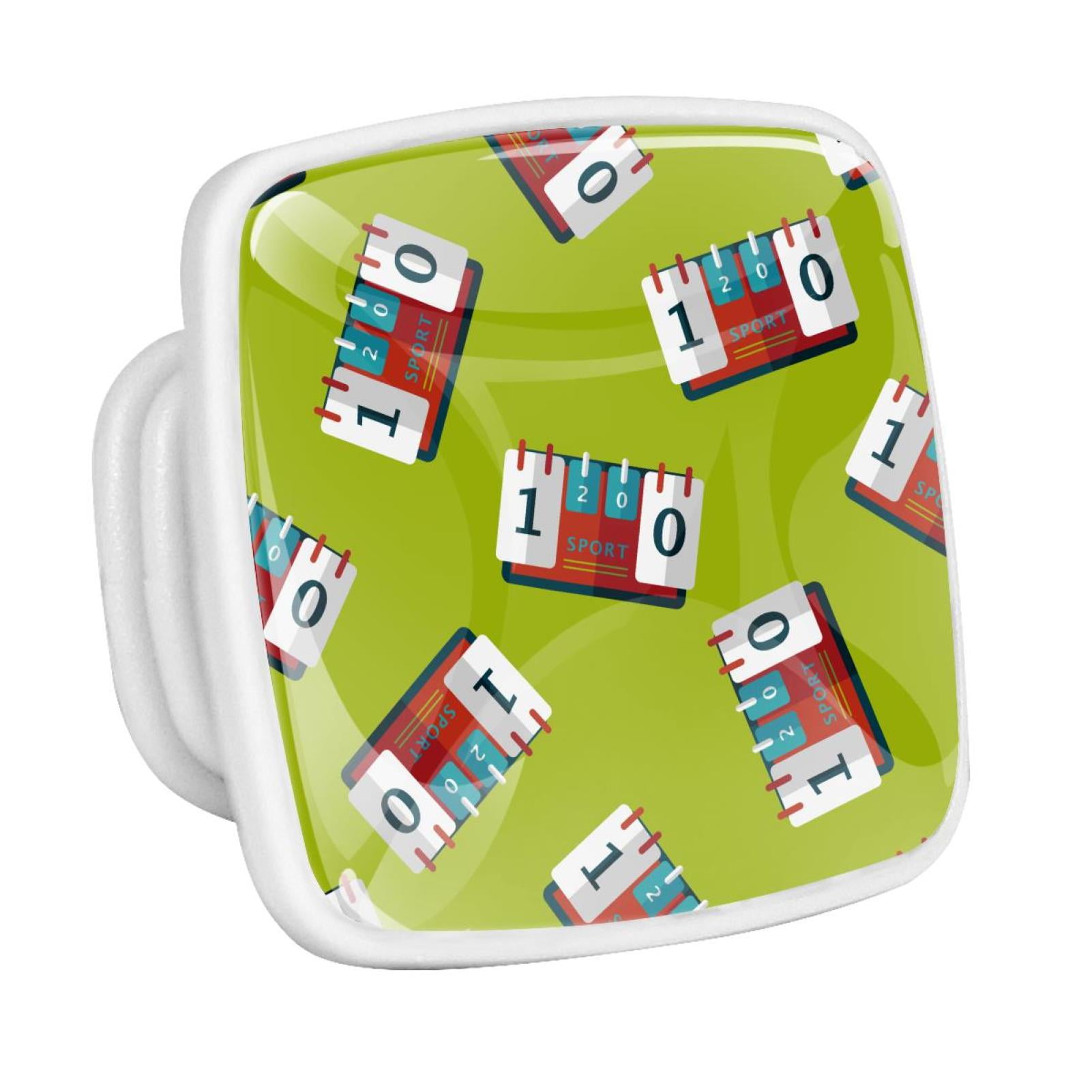 4PCS Square Fluorescence Knob Glowing in the Dark Furniture