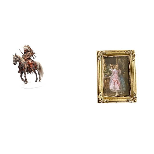 Adorno De Caballero De Resina Acrílica, Centro De Mesa, Marco De Fotos, Soporte Para Tarjetas, Póster, Marco De Fotos Con Frente De Vidrio, Impermeable, Regalo, Decoración De Escritorio Con