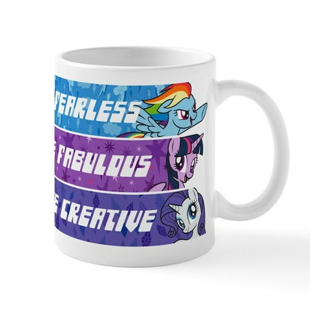 

CafePress - My Little Pony Be Fearless Fabul - 11 oz Ceramic Mug - Novelty Coffee Tea Cup