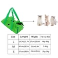 thumbnail image 3 of Ventilated Pet Travel Carrier Soft Sling Tote Bag Escape-Proof Outdoor Kennel with Inner Leash for Small Cat Dog Walking Shopping Vet Visit Orange - S, 3 of 7