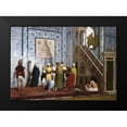 thumbnail image 2 of Gerome, Jean Leon 18x14 Black Modern Framed Museum Art Print Titled - The Blue Mosque., 2 of 5