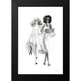 thumbnail image 2 of Charro, Mercedes Lopez 13x18 Black Modern Framed Museum Art Print Titled - Paris Girlfriends IV BW, 2 of 5