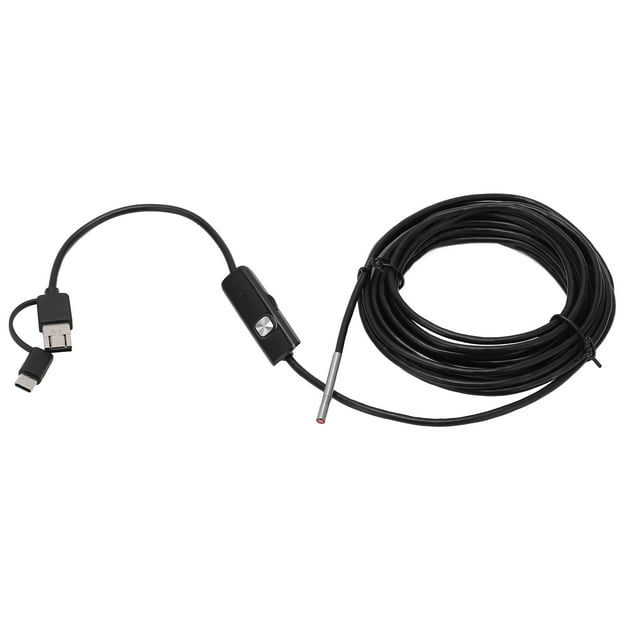 Caméra d'Inspection, Endoscope de 3,9 Mm 6LED Réglable Haute Définition pour Voiture pour Pipeline pour Téléphone Mobile pour l'Industrie