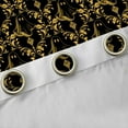 thumbnail image 4 of Feelyou Gold Mandala Damask Black Out Curtains, Ghost Curtains Pack of 2 (42x63 Each), 4 of 6