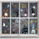 thumbnail image 5 of 8 adhesivos para ventanas de Halloween, calabaza, fantasma, zombi, adhesivos para ventanas para decoraciones de ventanas de Halloween, 5 of 5