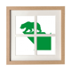 thumbnail image 1 of Marco de pared Bear Green 4 aperturas de madera, 1 of 4