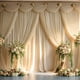 thumbnail image 3 of Cortinas de fondo NSSONBEN, color champán sin arrugas, de 40 pies x 10 pies, 3 of 7